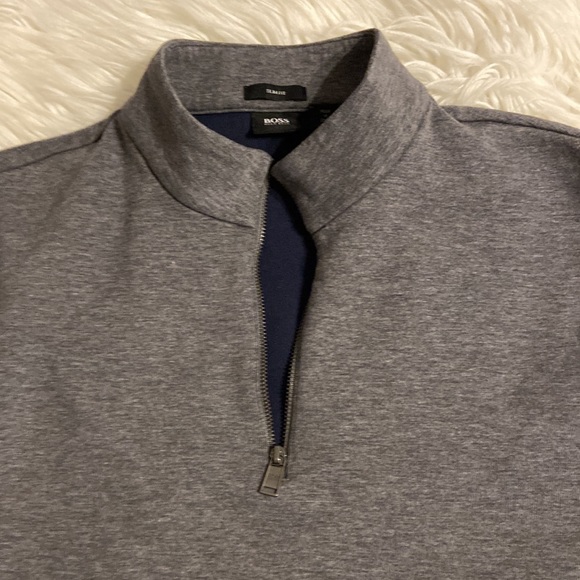 Hugo Boss Slimfit size L Shirt long 25” bust 38/40” excellent condition - Picture 16 of 16